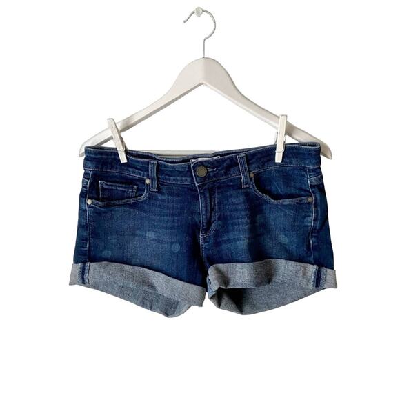 PAIGE Pants - Paige Polka Dot Jean Shorts Size 27